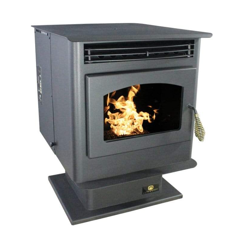 Breckwell Hearth Maverick 24" Freestanding Pellet Stove SP22E + Pedestal