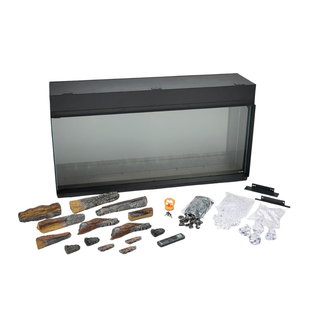 SimpliFire Triton 65-Inch Multi-View Smart Electric Fireplace