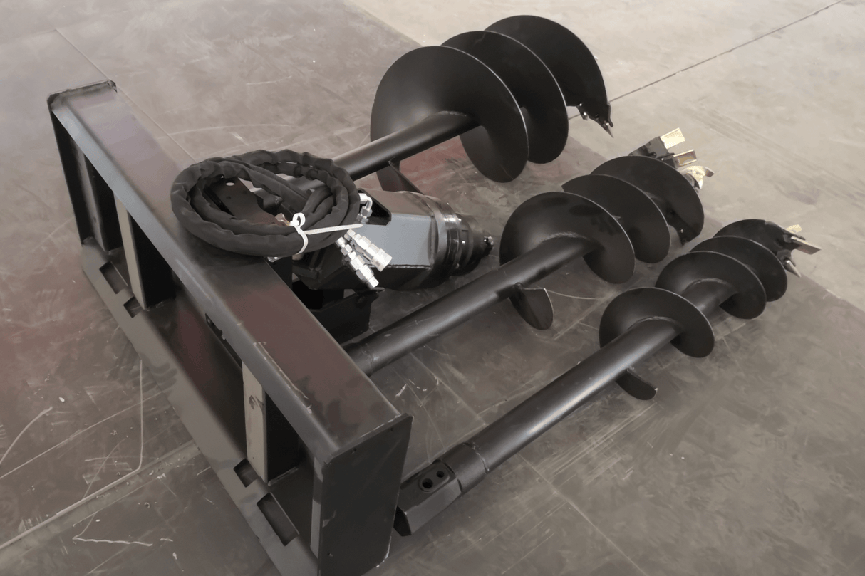 Chery Industrial Greatbear Skid Steer Auger with 3 bits in 9'', 12'', 18''