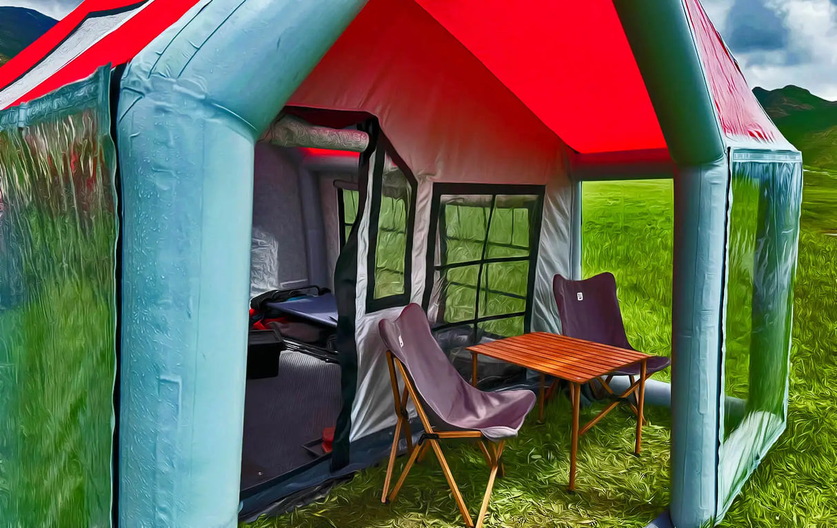 Sonmez Outdoor Aero Cabin All Season Inflatable Tent with Digital Air Pump