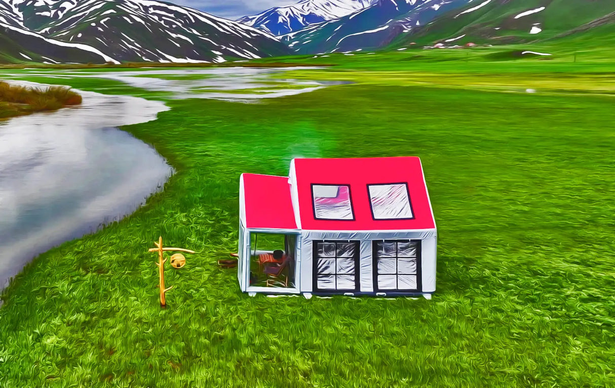 Sonmez Outdoor Aero Cabin All Season Inflatable Tent with Digital Air Pump