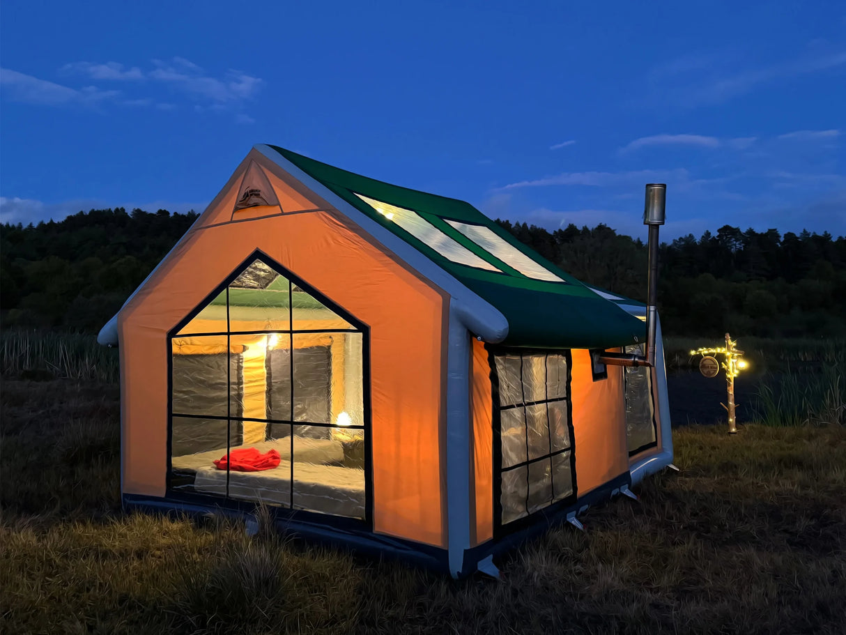 Sonmez Outdoor Aero Cabin All Season Inflatable Tent with Digital Air Pump