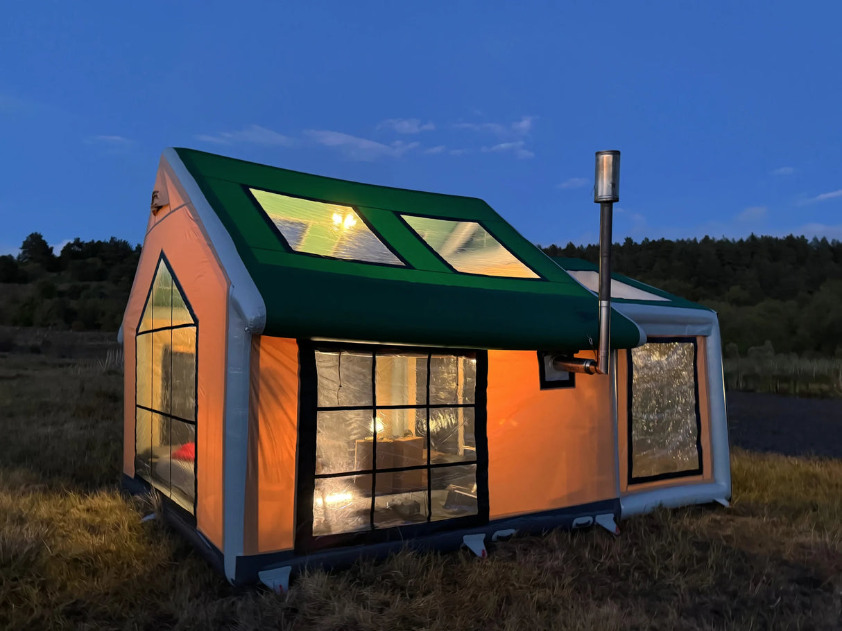 Sonmez Outdoor Aero Cabin All Season Inflatable Tent with Digital Air Pump