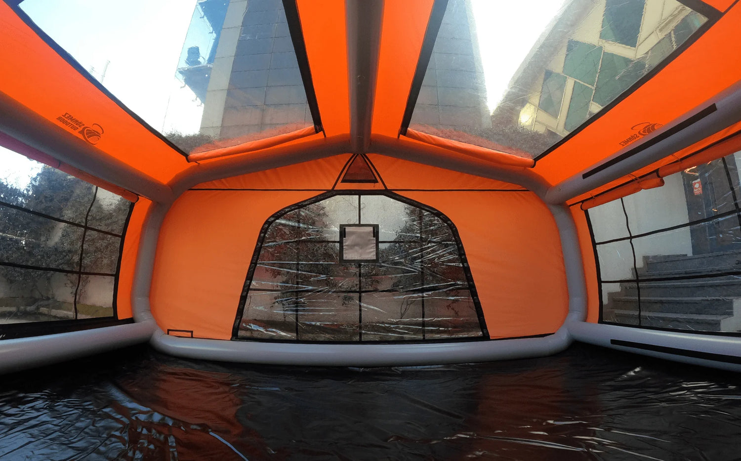 Sonmez Outdoor Air Capsule XXL Inflatable Tent with Digital Air Pump