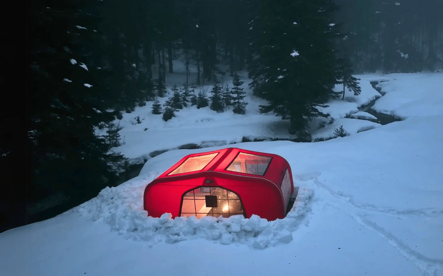 Sonmez Outdoor Air Capsule XXL Inflatable Tent with Digital Air Pump