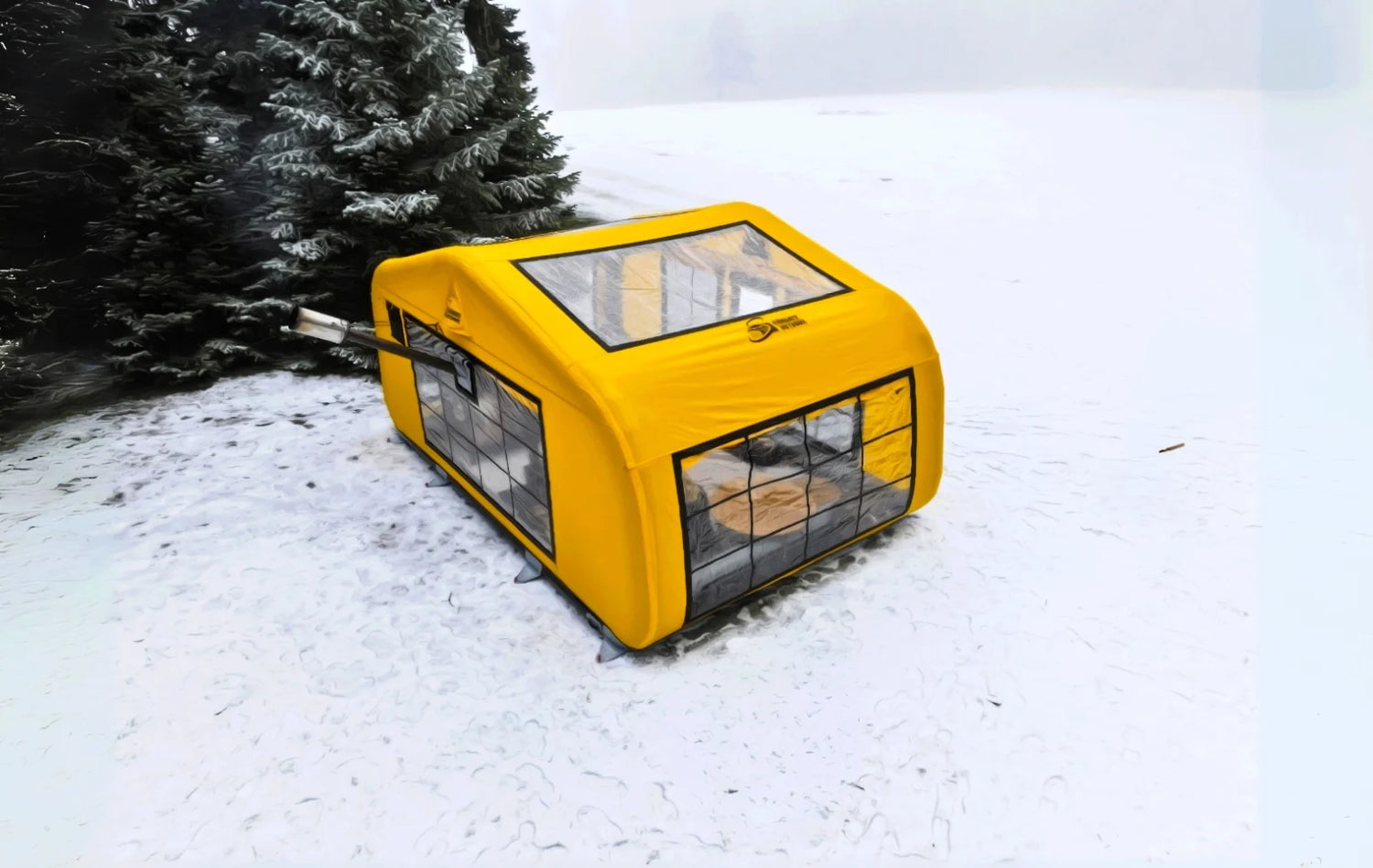 Sonmez Outdoor Air Capsule XXL Inflatable Tent with Digital Air Pump