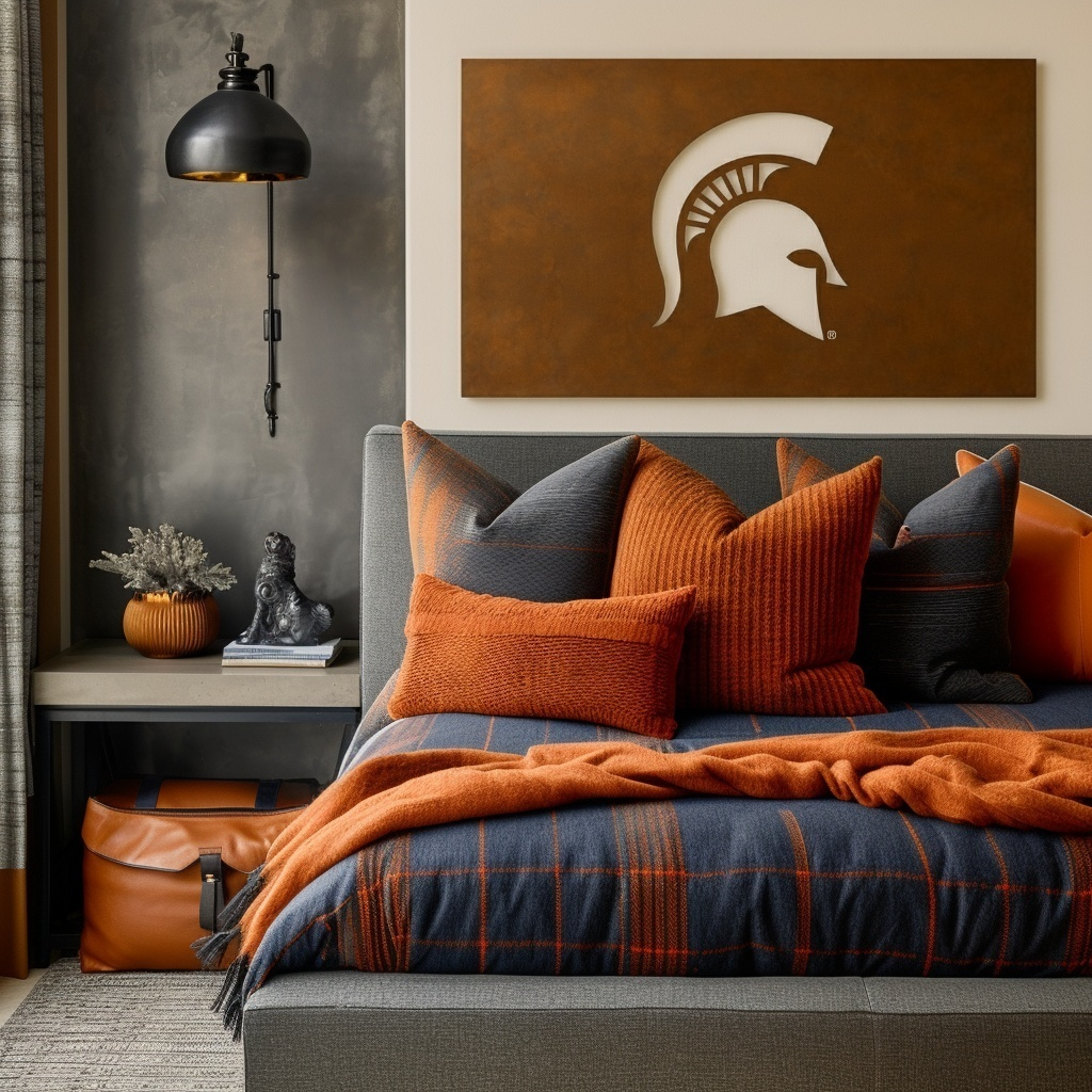 The Spartan - Metal Wall Art - Landscape Umber