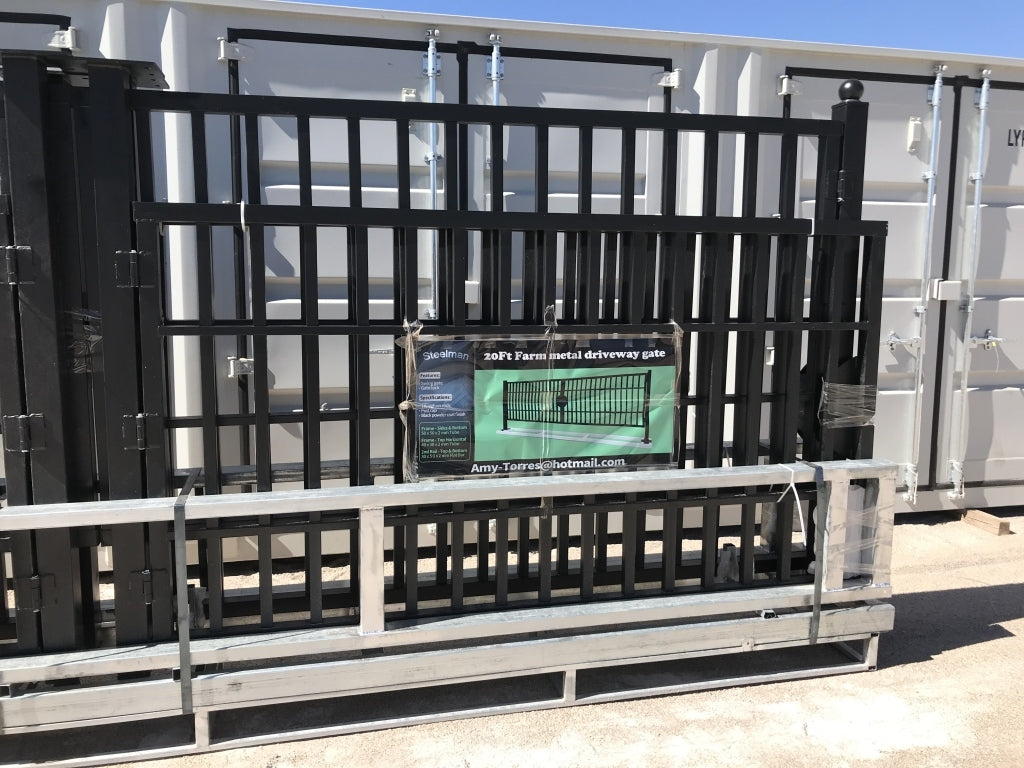 Chery Industrial Steelman 20ft Farm Metal Driveway Gate
