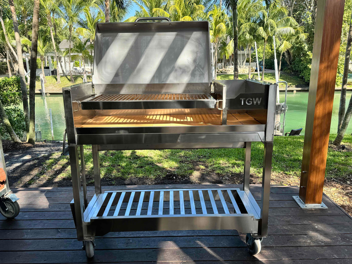 Argentinian Freestanding Charcoal Grill Tagwood BBQ18SS