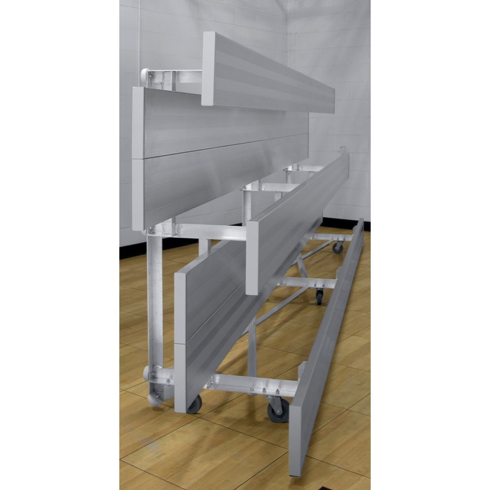 Gared Spectator Tip-N-Roll Bleacher – 2-Row 15′ Long Portable Seating SKU TRB0215