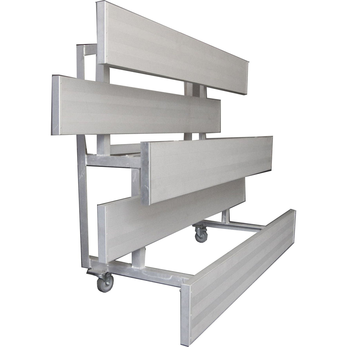 Gared Spectator Tip-N-Roll Bleacher – 2-Row 21′ Long Portable Seating SKU TRB0221