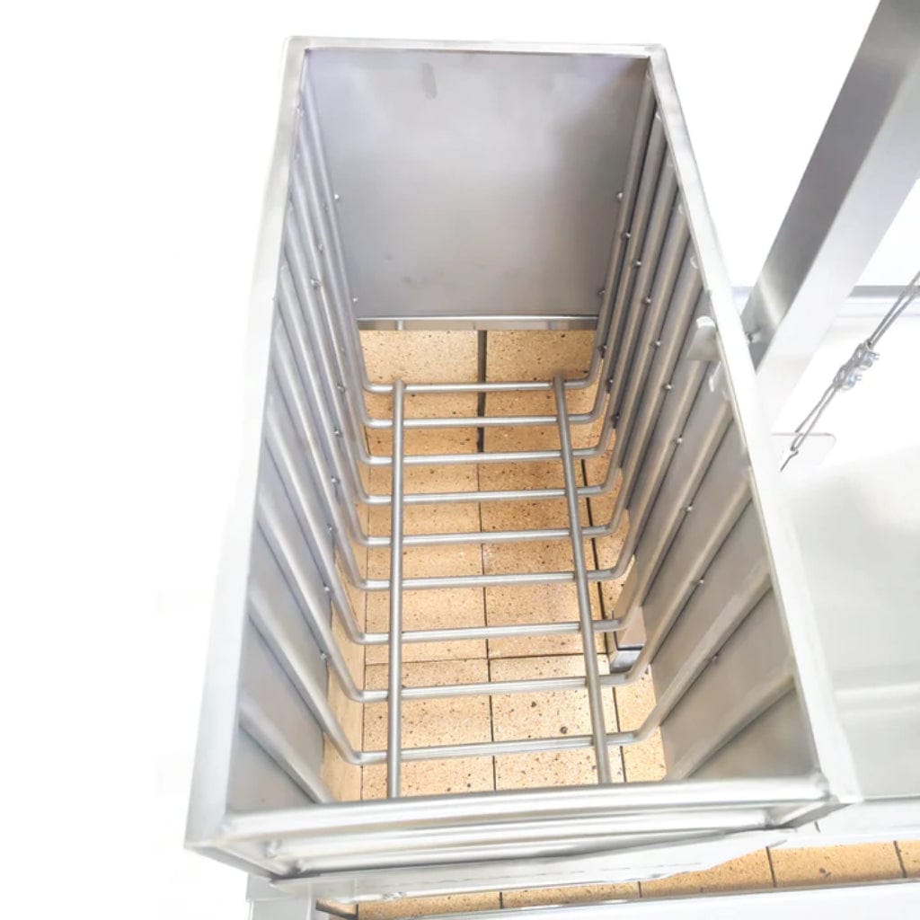 Tagwood BBQ 48" All Stainless Steel Santa Maria Argentine Built-In Wood Fire & Charcoal Grill BBQ05SS