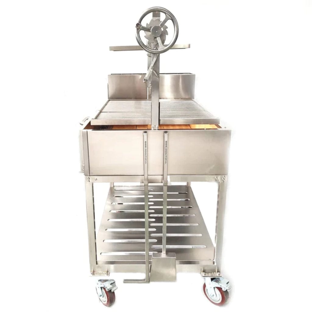 Tagwood BBQ 70" All Stainless Steel XL Argentine Wood Fire & Charcoal Grill BBQ23SS