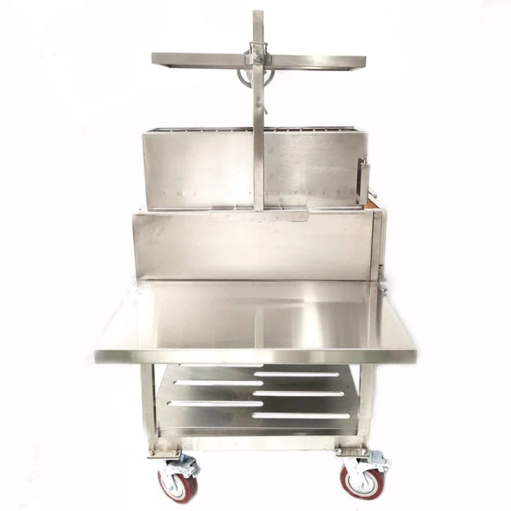 Tagwood BBQ 70" All Stainless Steel XL Argentine Wood Fire & Charcoal Grill BBQ23SS