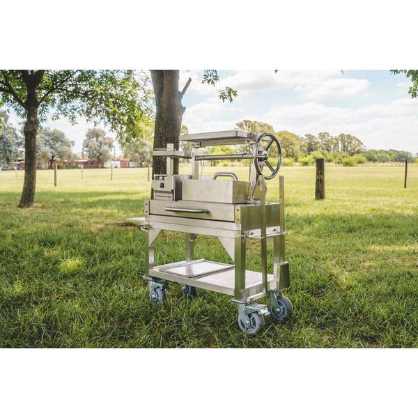 Tagwood BBQ MINI Argentine Santa Maria Partially Assembled Wood Fire & Charcoal Gaucho Grill BBQ03SS