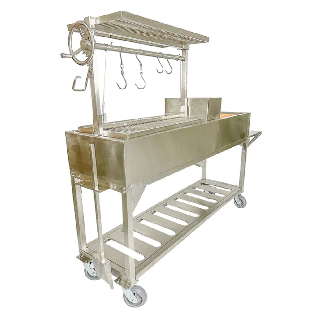 Tagwood BBQ 92" Argentine Santa Maria Wood Fire and Charcoal Grill BBQ06SS