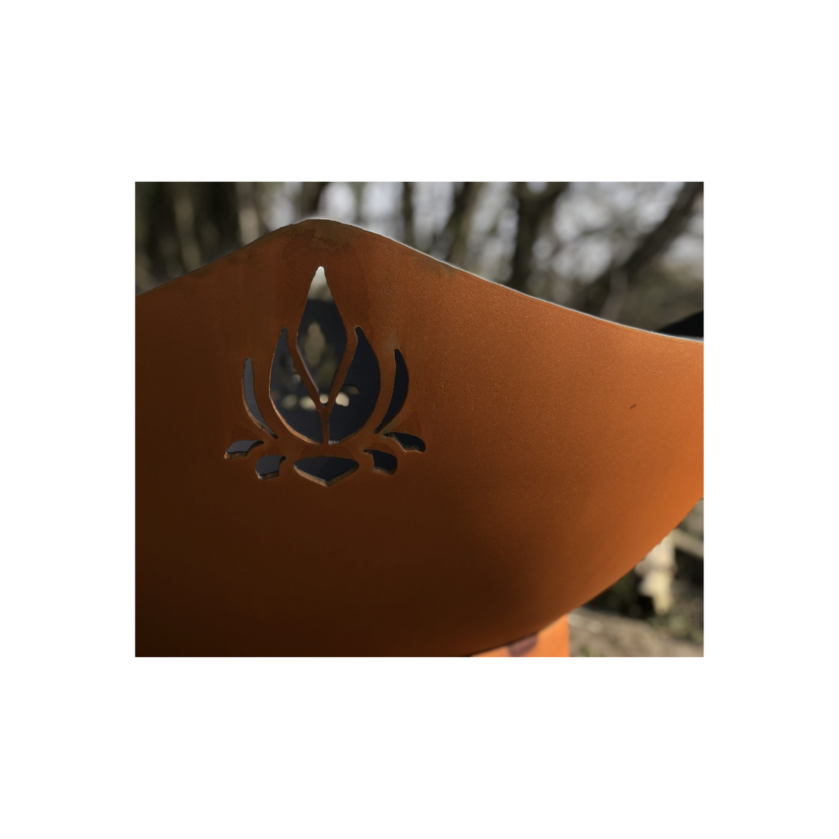 Fire Pit Art Namaste Fire Pit