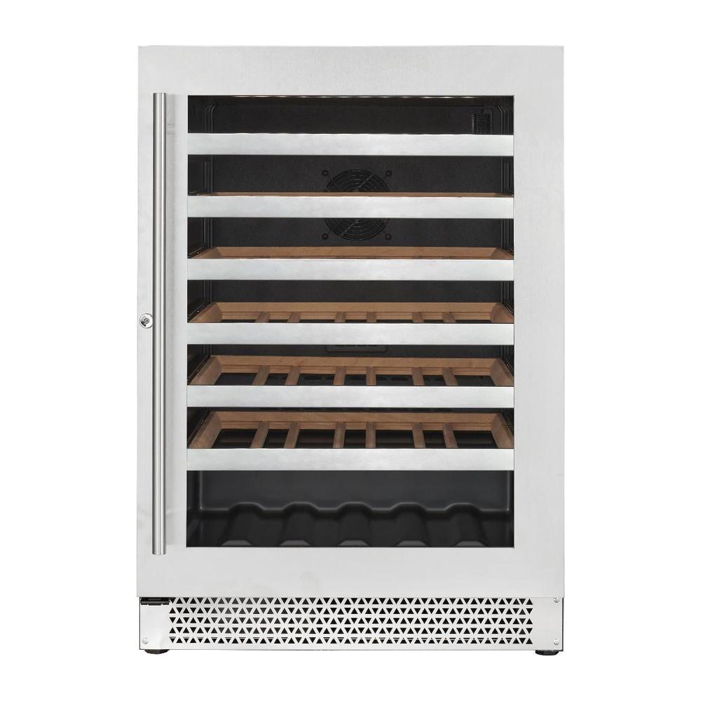 Cavavin Vinoa 24 in. 48 Bottle Wine Cooler in Stainless Steel V-048WSZ