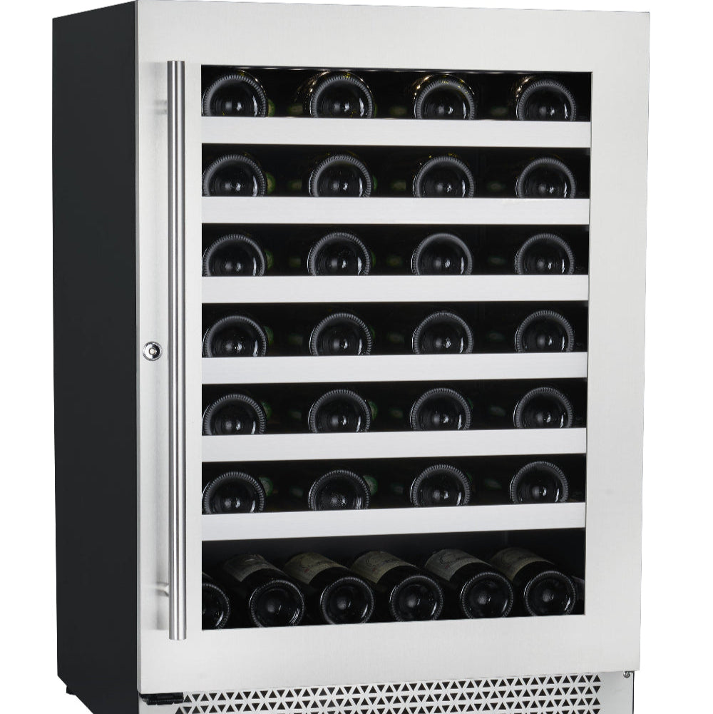 Cavavin Vinoa 24 in. 48 Bottle Wine Cooler in Stainless Steel V-048WSZ