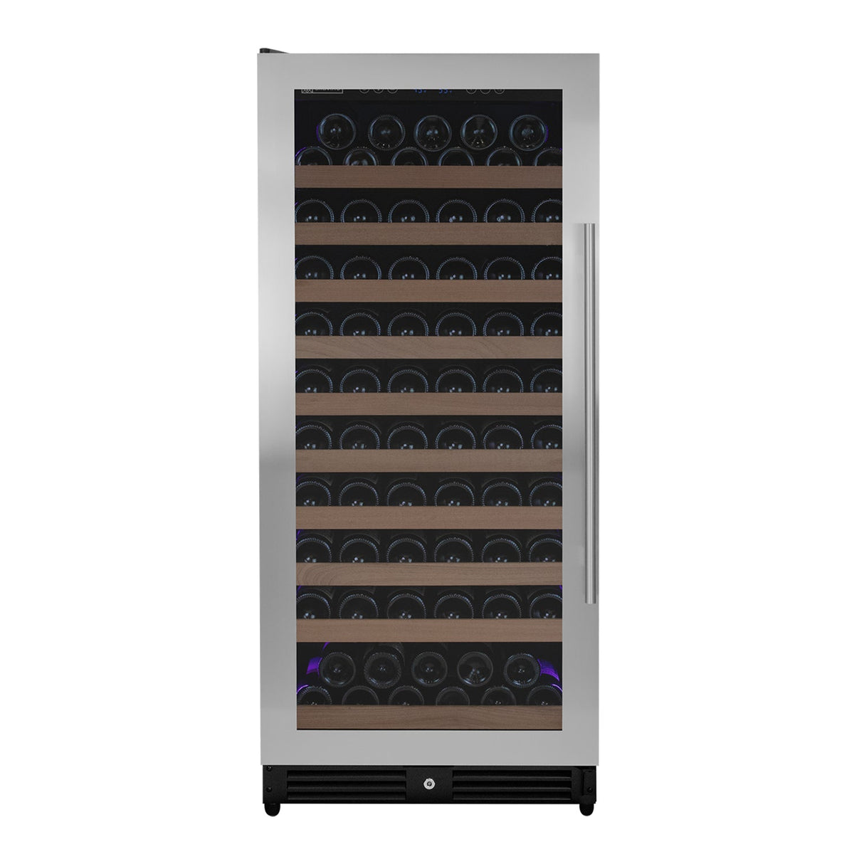 Allavino Reserva Series 119 Bottle 55" Tall Single Zone Left Hinge Stainless Steel Wine Refrigerator