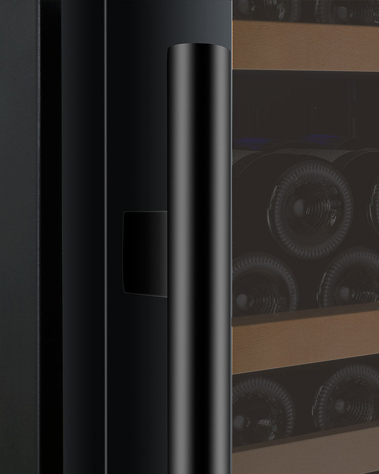 Allavino 47″ Wide FlexCount II Tru‑Vino 349 Bottle Three Zone Black Side‑by‑Side Wine Refrigerator 3Z‑VSWR7772‑B20