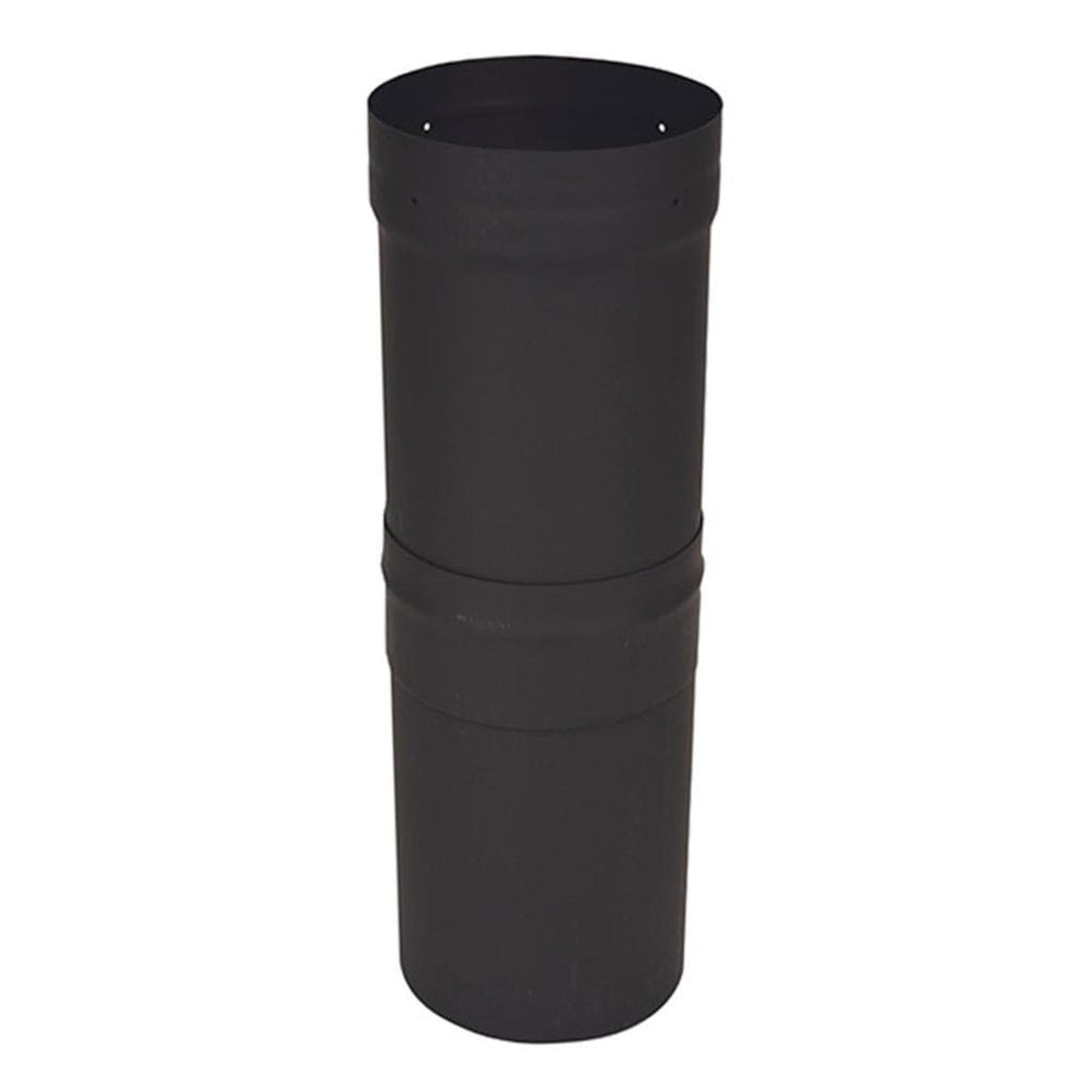Ventis 2" to 16" Slip Section With Gap Collar (Single-Wall Black Stove Pipe)