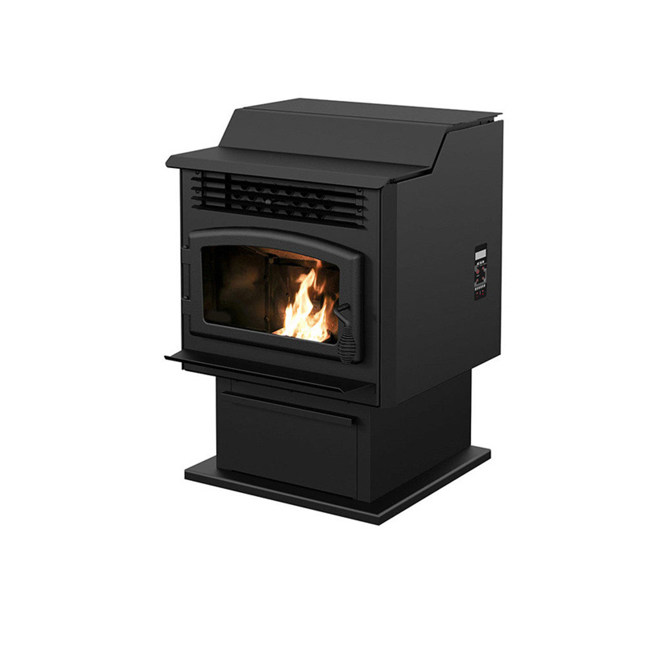 Ventis 25" VB00022 Black Pellet Stove With Pedestal, EPA2020 Certified