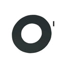 Ventis 6" Black Wall Trim Collar (Single-Wall Black Stove Pipe)
