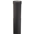 Ventis 6" Diameter Large Telescoping Section (Double-Wall Black Stove Pipe)