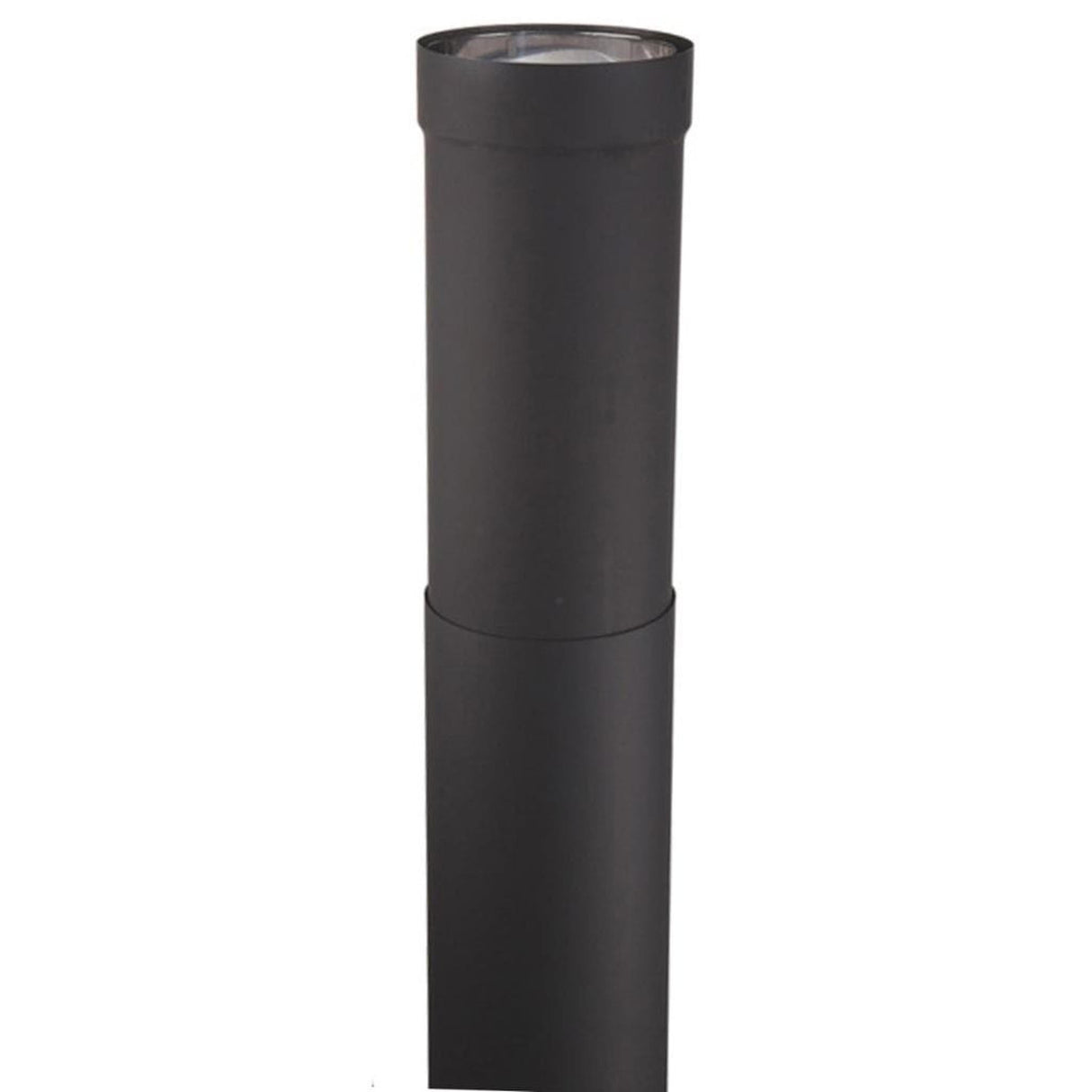 Ventis 6" Diameter Medium Telescoping Section (Double-Wall Black Stove Pipe)