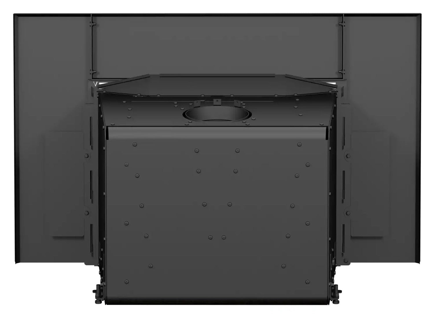 Ventis HEI90 28" Non-Catalytic Black Small Wood Fireplace Insert