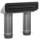 Ventis Modern Hot Air Gravity Kit With Adjustable Pipes for HE250R Wood Burning Fireplace