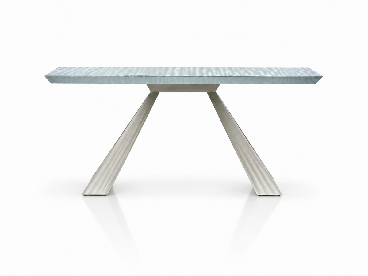 Metall Vera Stainless Steel Dining Table