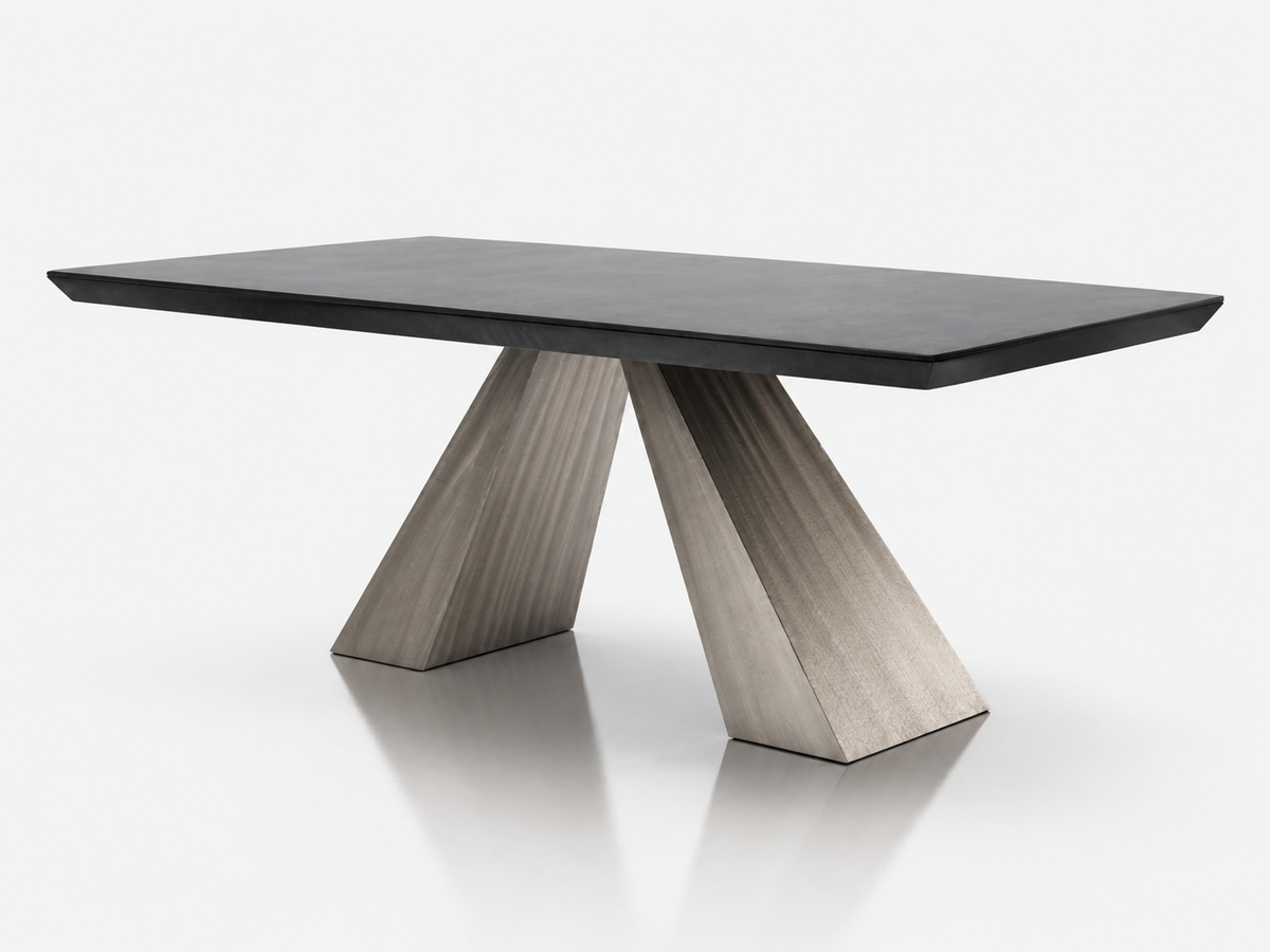 Metall Vera Stainless Steel Dining Table