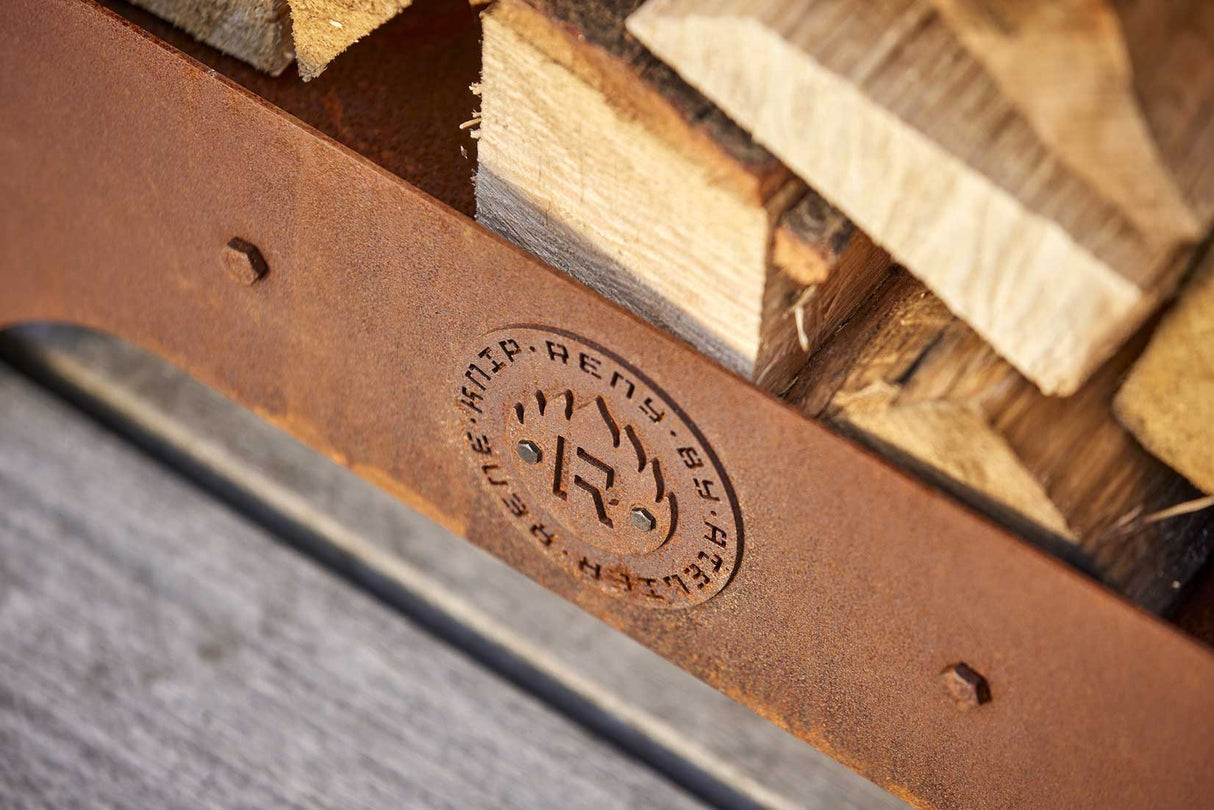 RB73 Ker Mobile Wood Storage Cart Firewood Storage Trolley 97563726