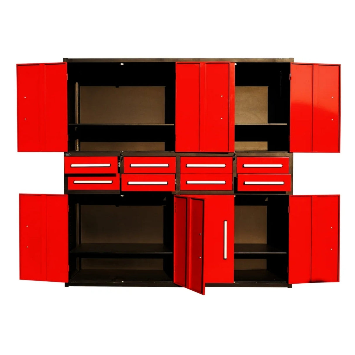 Chery Industrial Steelman 7 ft Storage Cabinet (8 Drawers & 4 Cabinets)