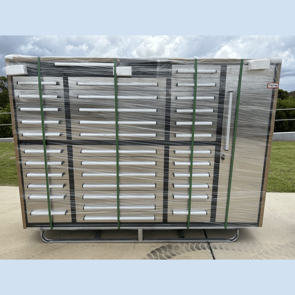 Chery Industrial 7ft Garage Storage Cabinet (35 Drawers & 1 Cabinet)