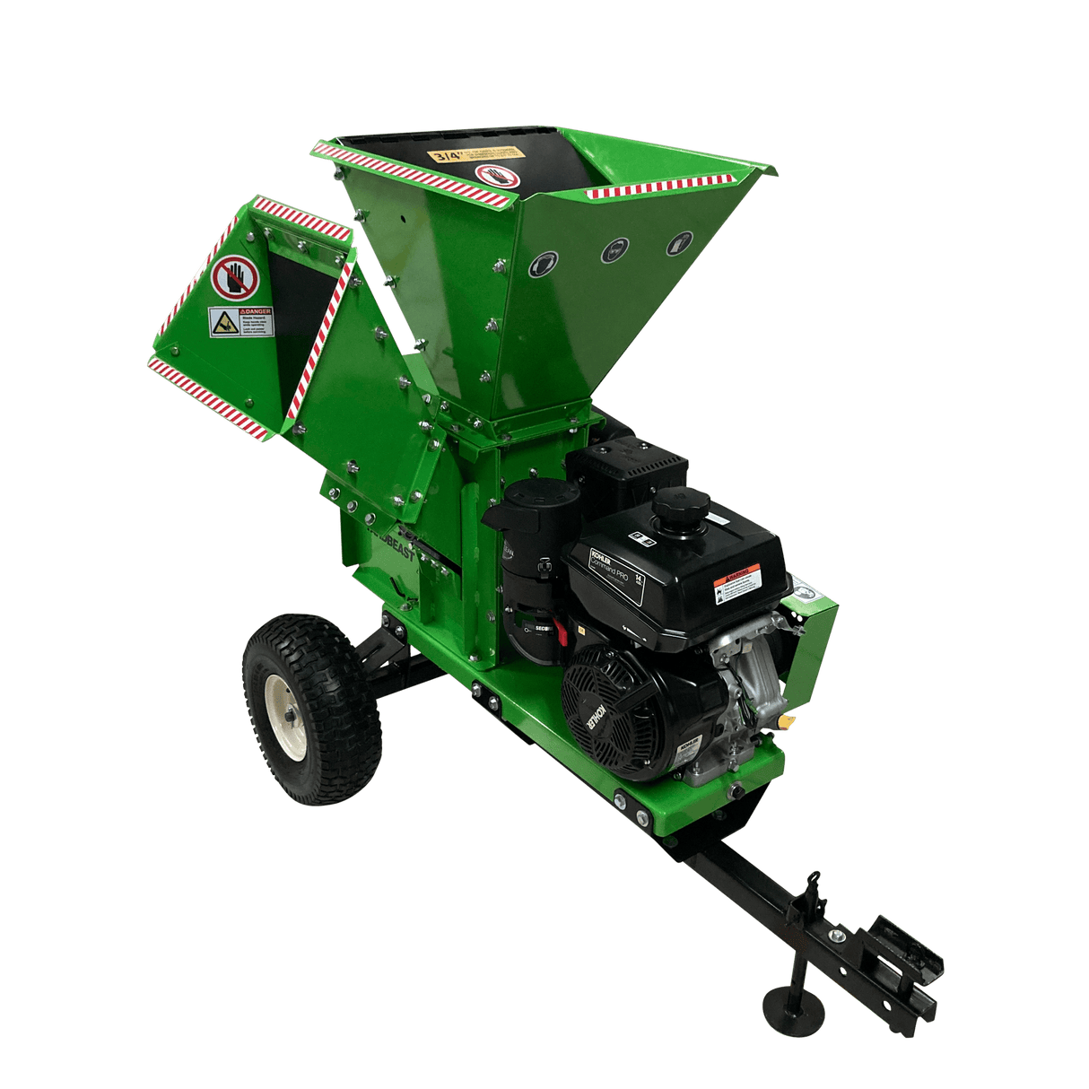 Yardbeast 2090 3.5″ Gas Wood Chipper Shredder with Kohler CH440 429 cc 14HP Engine