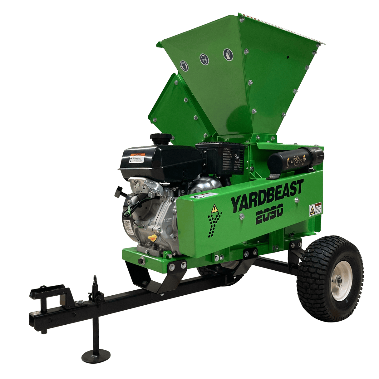 Yardbeast 2090 3.5″ Gas Wood Chipper Shredder with Kohler CH440 429 cc 14HP Engine