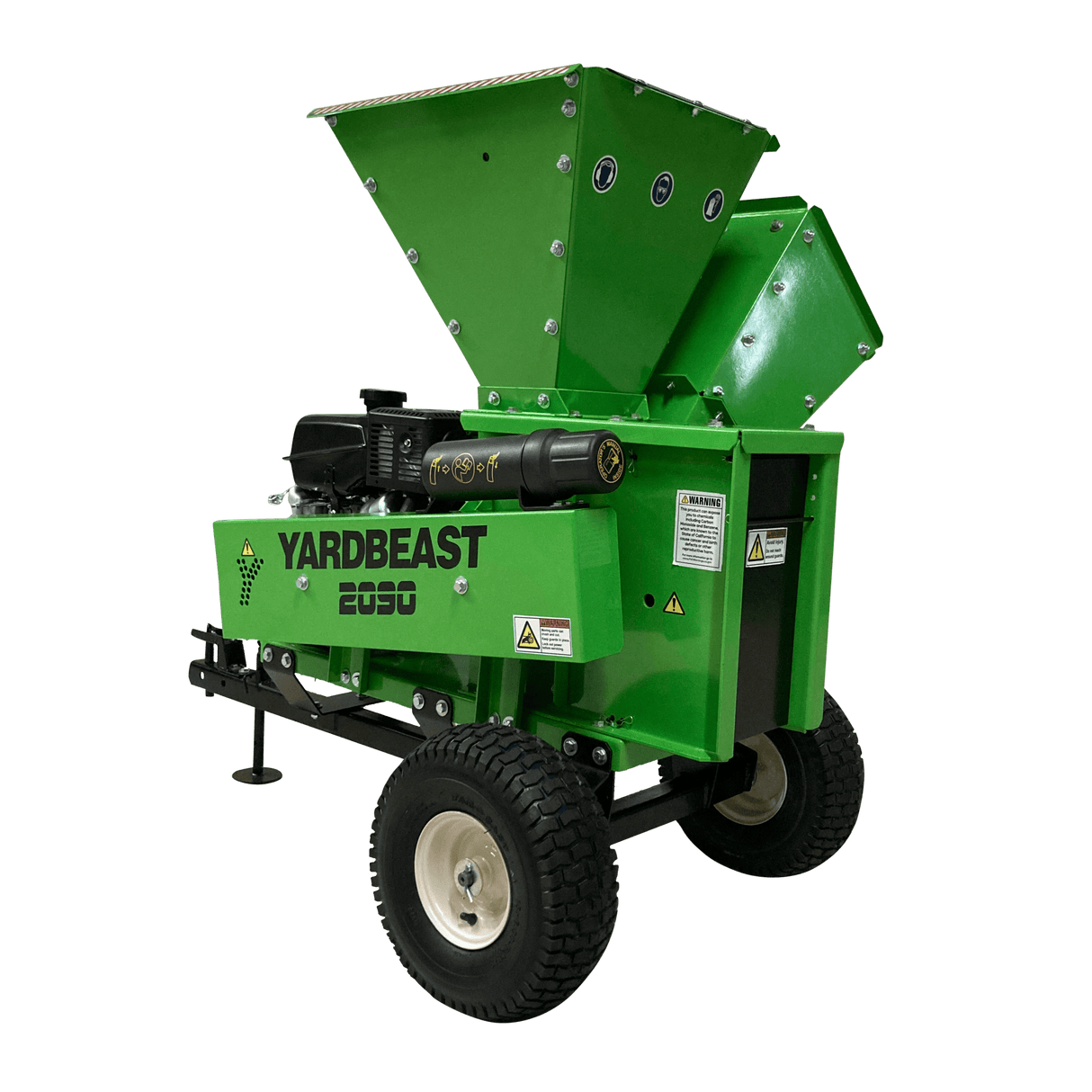 Yardbeast 2090 3.5″ Gas Wood Chipper Shredder with Kohler CH440 429 cc 14HP Engine