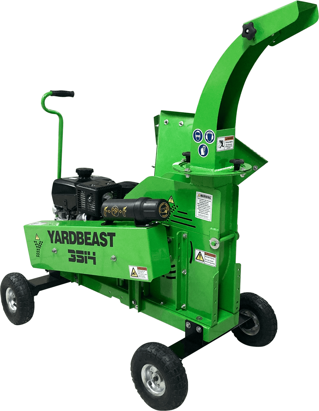 Yardbeast 3514 3.5″ Gas Wood Chipper with Kohler CH440 429 cc 14HP Engine