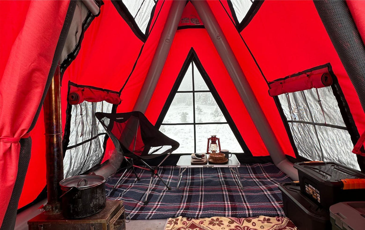 Sonmez Outdoor Air Bushcraft Premium Inflatable Tent with Digital Air Pump