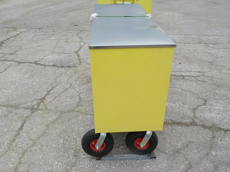 Chery Industrial 4.5ft Heavy Duty Mobile Workbench with 7 Drawers & 2 Cabinets
