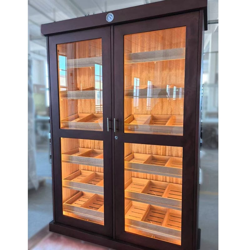 Bermuda 4,000 Count Spanish Cedar Cigar Humidor Cabinet BRMDA