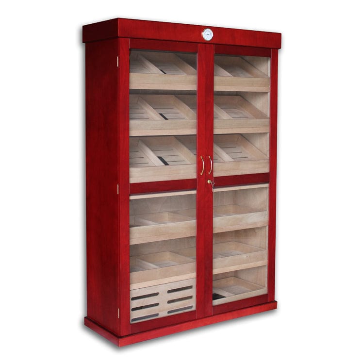 Bermuda 4,000 Count Spanish Cedar Cigar Humidor Cabinet BRMDA