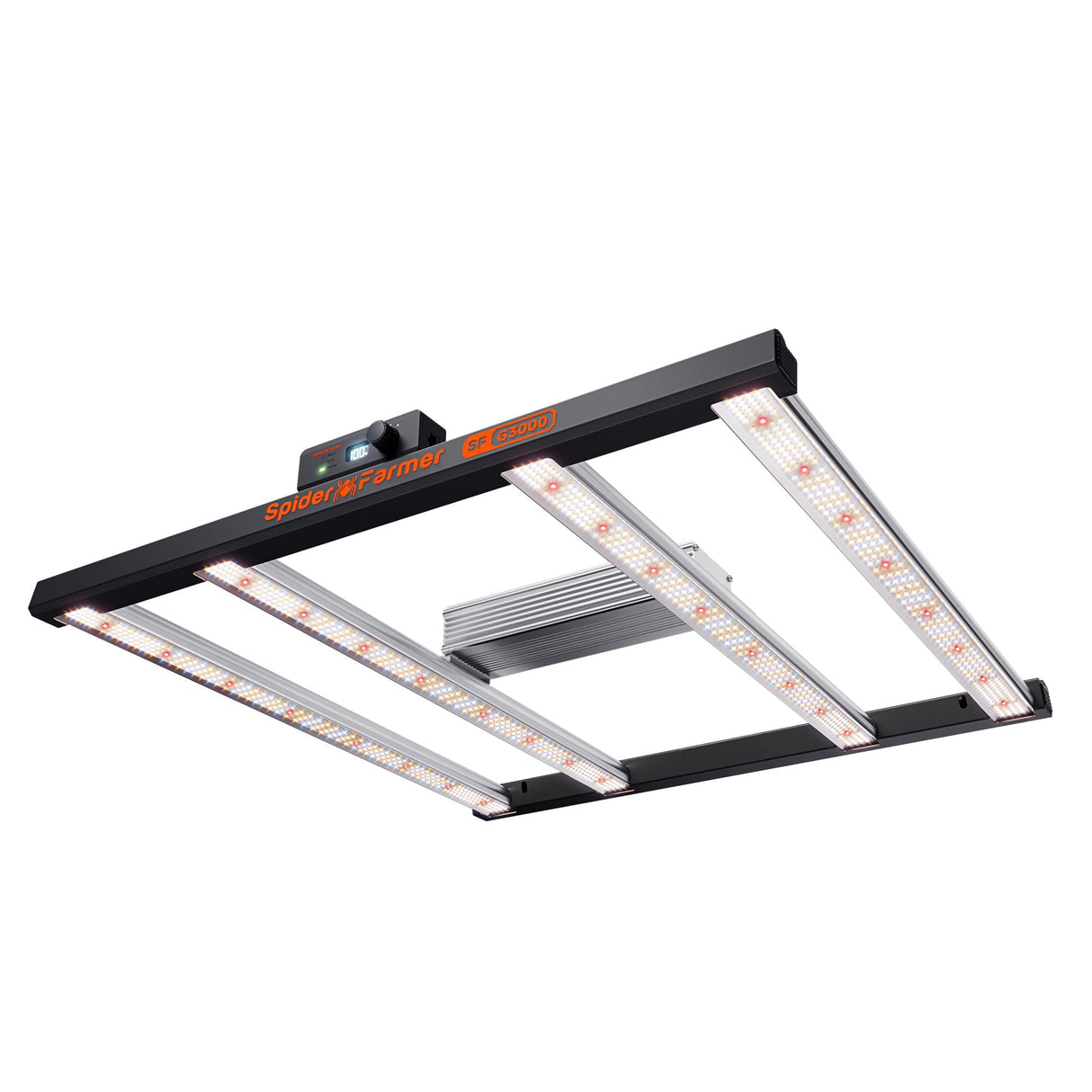 Spider Farmer G3000 300 Watt Dimmable Cost effective Full Spectrum High Yield LED Grow Light for 3X3