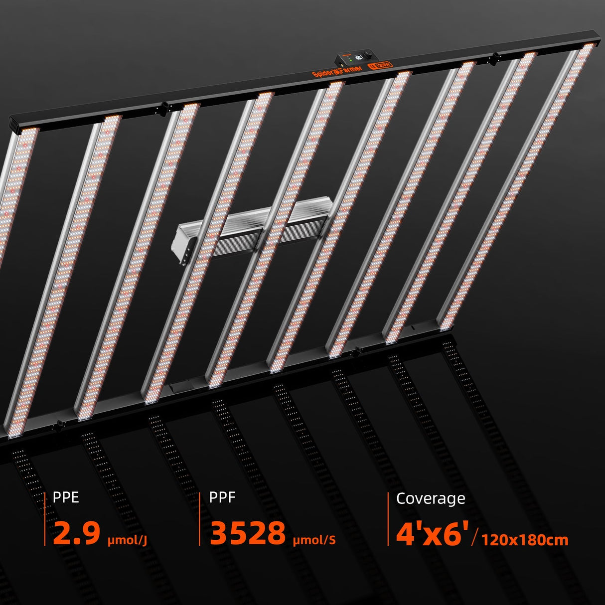 Spider Farmer SE1200 Samsung LM301H EVO 1200 Watt LED Grow Light For Commercial Vertical Grow