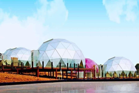 Domespaces GD Series Geodesic Glass Domes Customized Living
