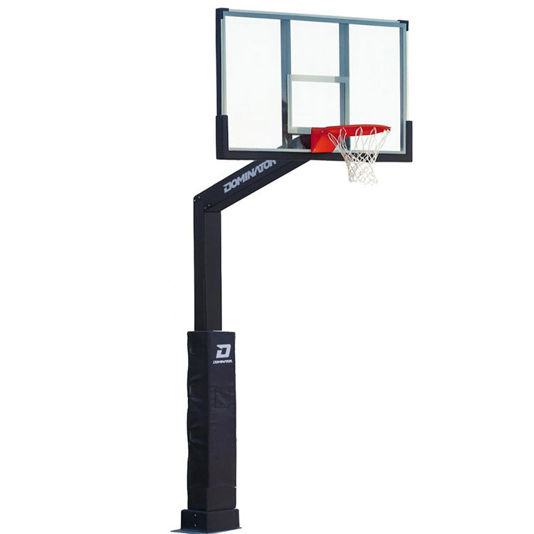 Dominator 72″ Glass Backboard Adjustable Basketball Hoop In-Ground System