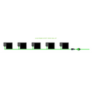 Alien Hydroponics EasyFeed 5 Pot 1 Row Kit